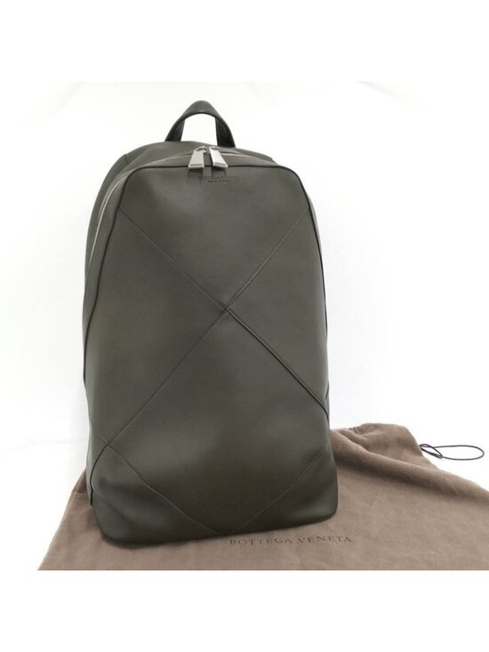 Bottega Veneta Backpack Large Butterfly Calfskin Leather Olive Khaki main image 4